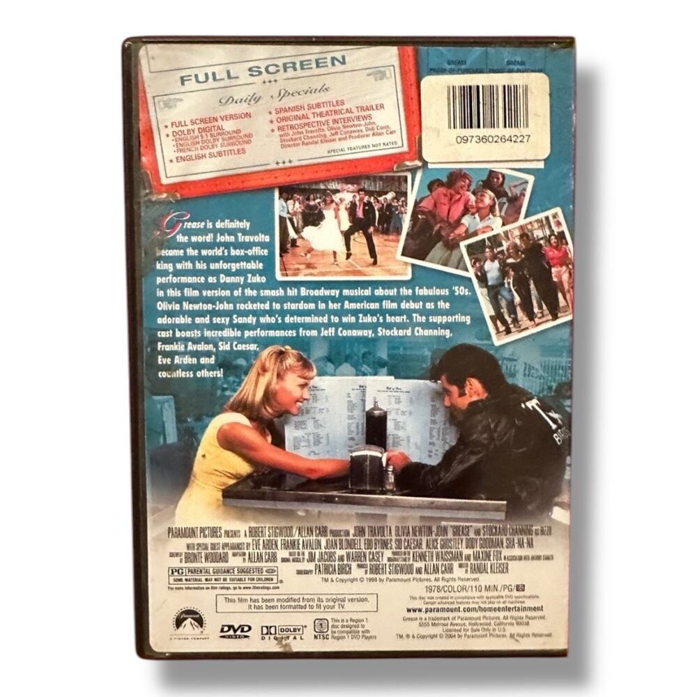 Grease Paramount Pictures DVD - Picture 3 of 3